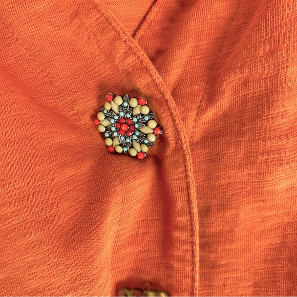 Soft Surroundings Danielle Button Tunic Size 3X - Picture 3 of 7